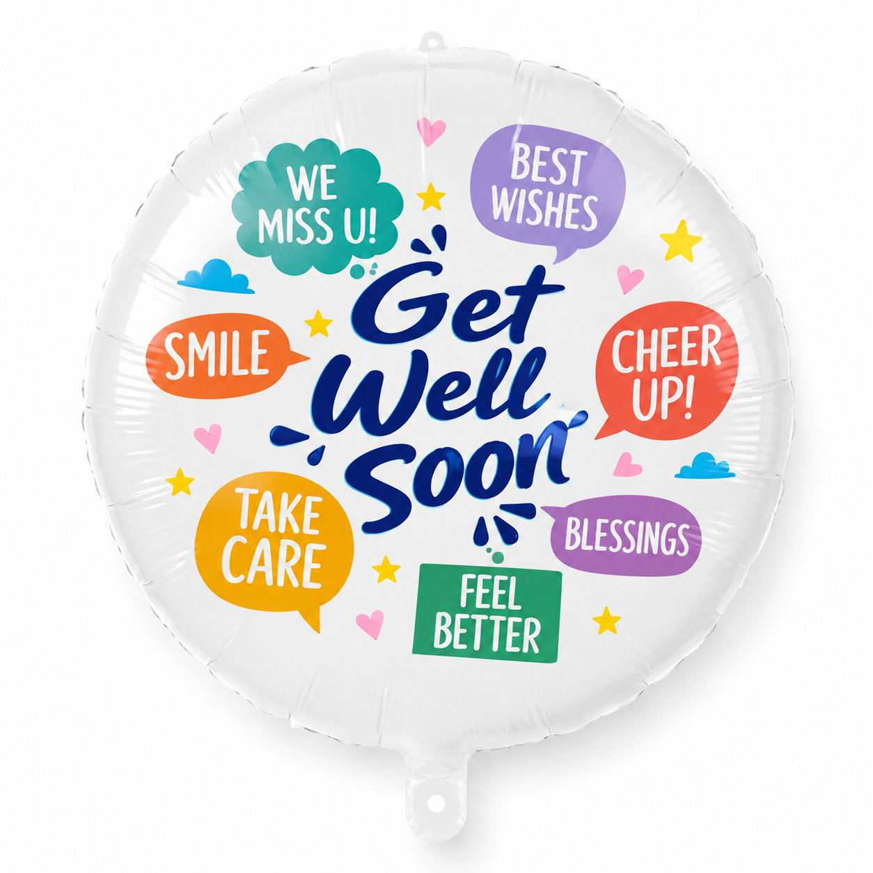 Get Well balloon add-on for flower delivery in Fort Myers