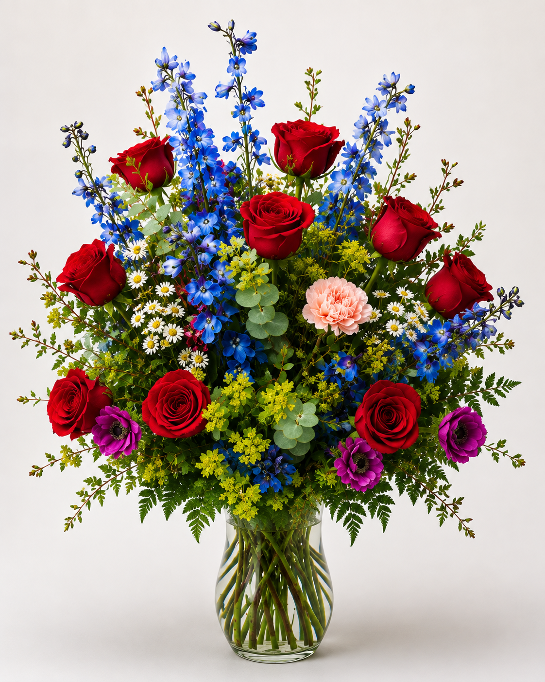 Crimson & Blue
