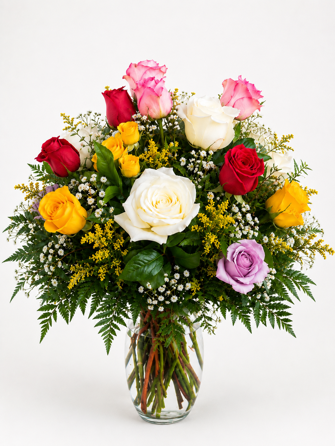 Colorful Rose Medley