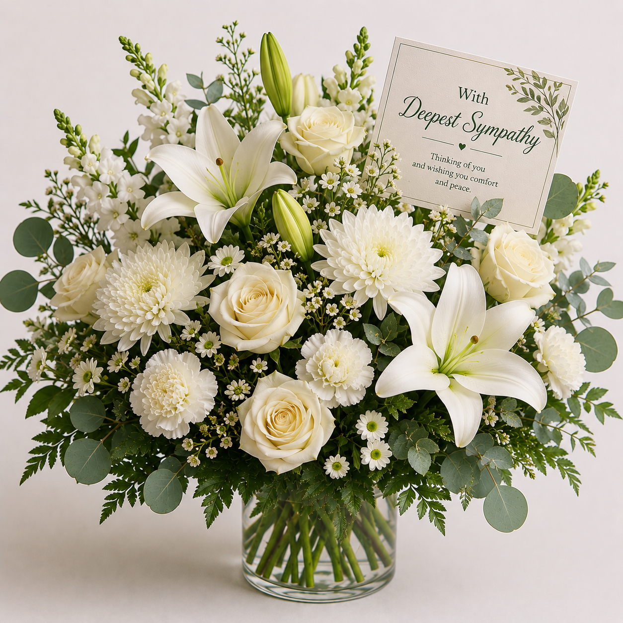 Florist Choice Sympathy flower arrangement in Fort Myers